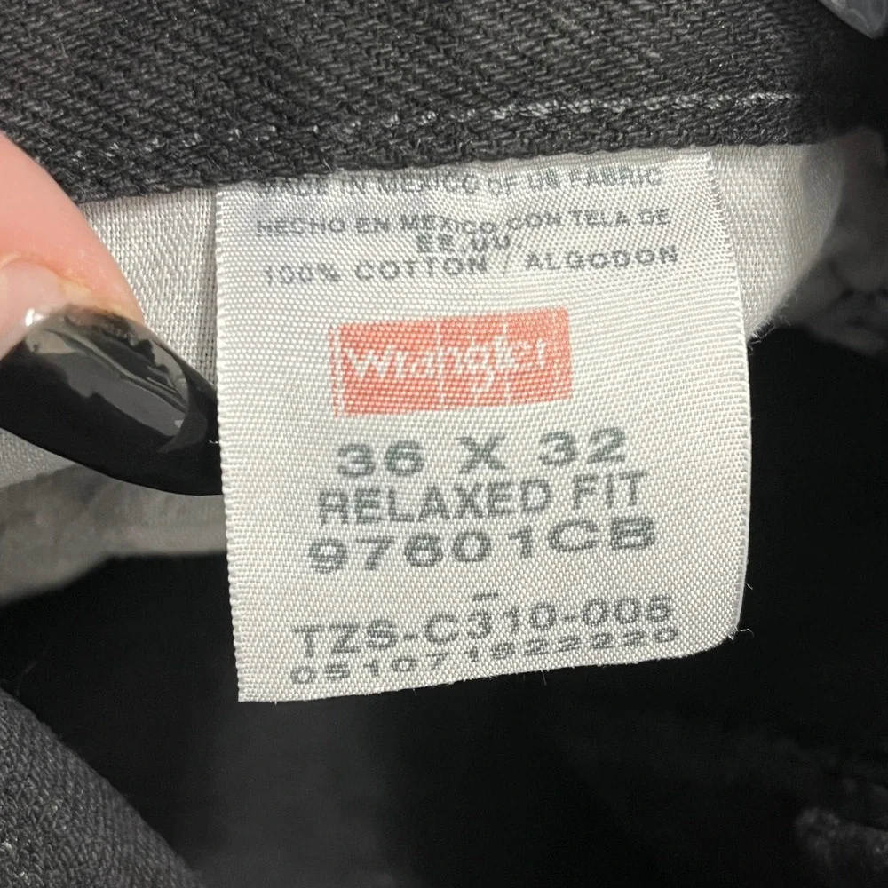 Vintage Y2K Wrangler Hero Relaxed Fit Jeans‎ Mens 36x32 Cotton Denim Workwear